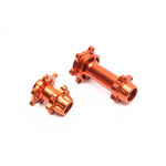 Aluminum Hub Set, Machined, Orange: Promoto-MX