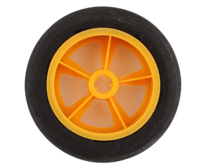 Mini JRX2 Pre-Mounted Front Rib Tire (Orange) (2)