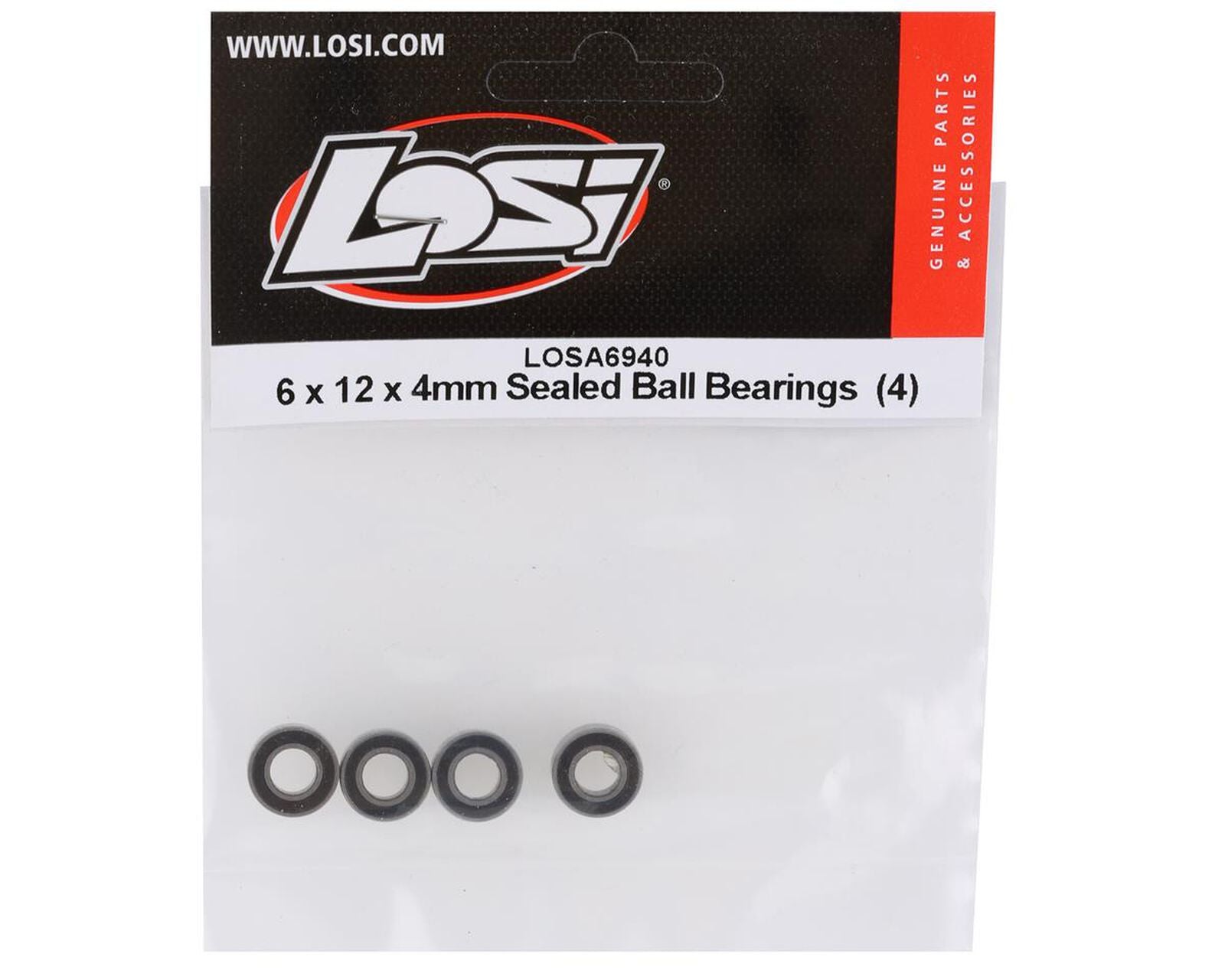 6x12mm Sealed Ball Bearing (4)