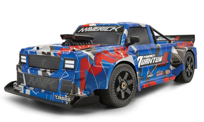 *DISCONTINUED* QuantumR Flux 4S 1/8 4WD RTR Race Truck - Blue / Red