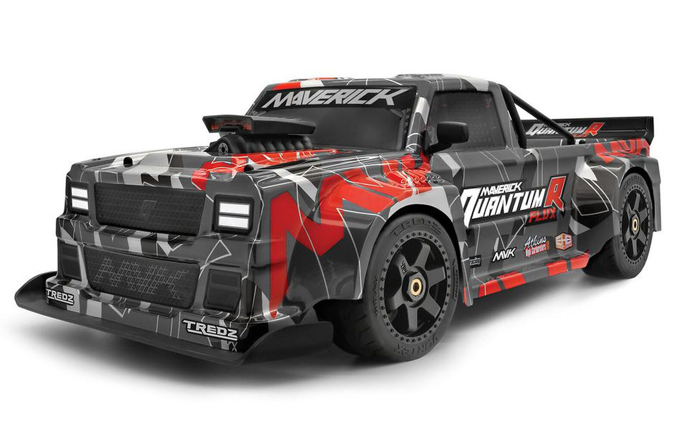 *DISCONTINUED* QuantumR Flux 4S 1/8 4WD RTR Race Truck - Grey / Red