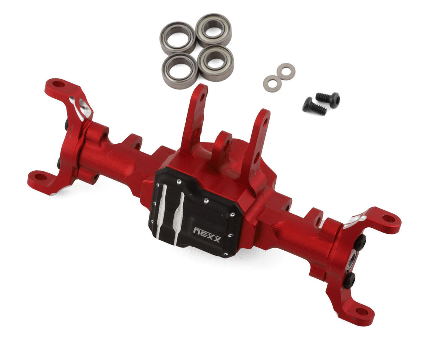 TRX-4M Aluminum Front Axle Housing (Red)