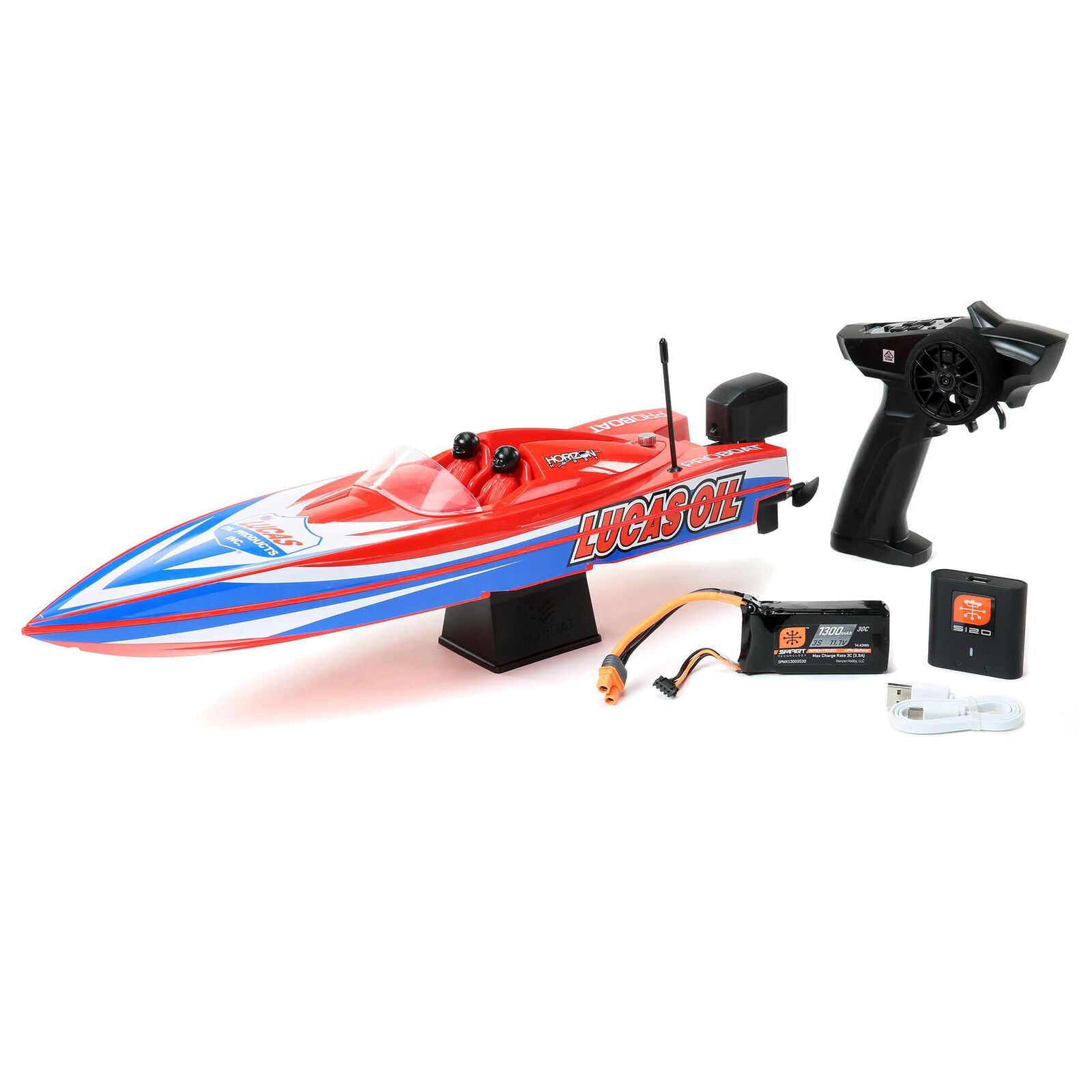 Lucas Oil 17" Power Boat Racer Deep-V RTR