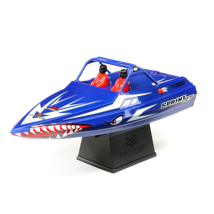 Sprintjet 9" Self-Righting Jet Boat Brushed RTR, Blue