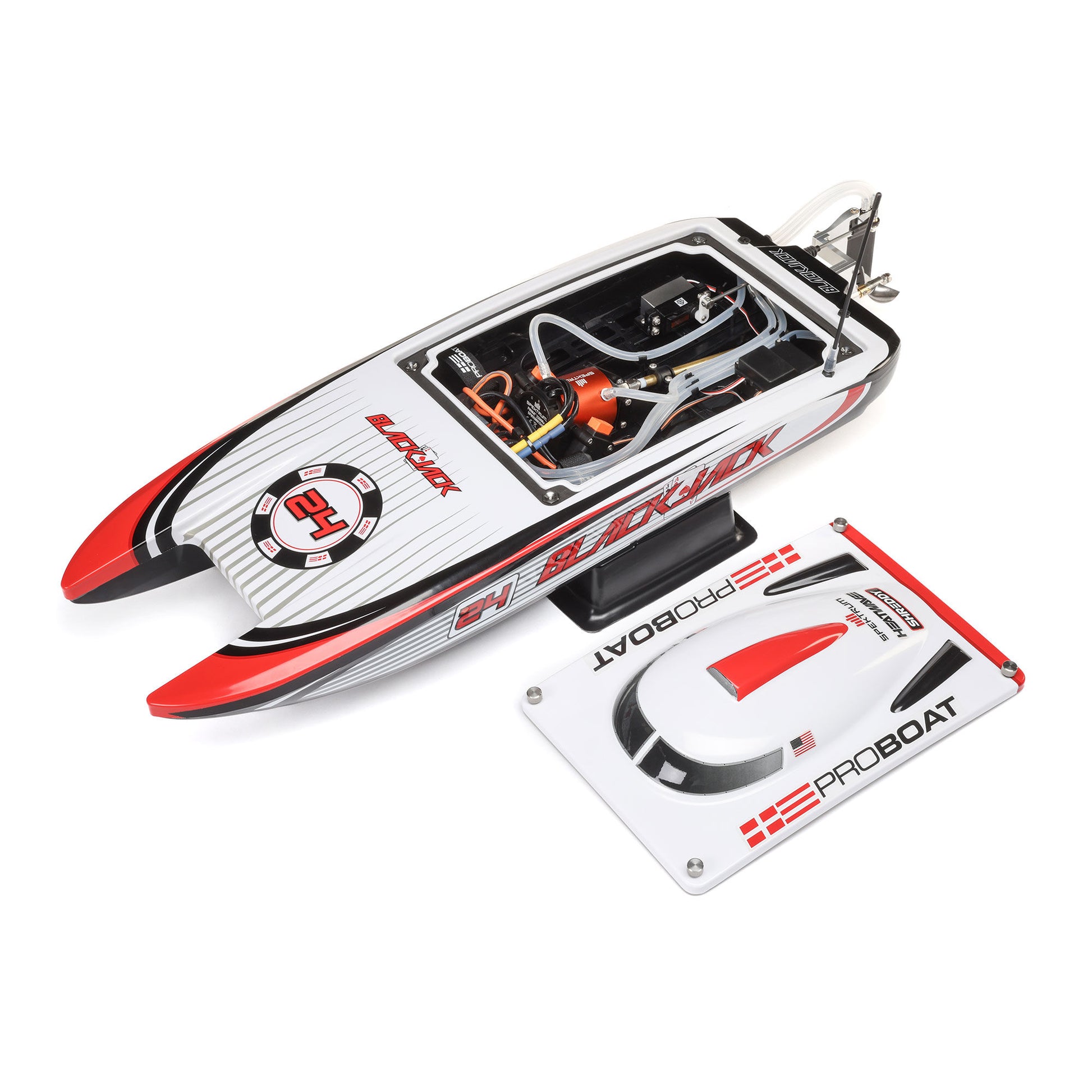 Blackjack 24" V2 Catamaran Brushless: RTR, Vegas Offshore