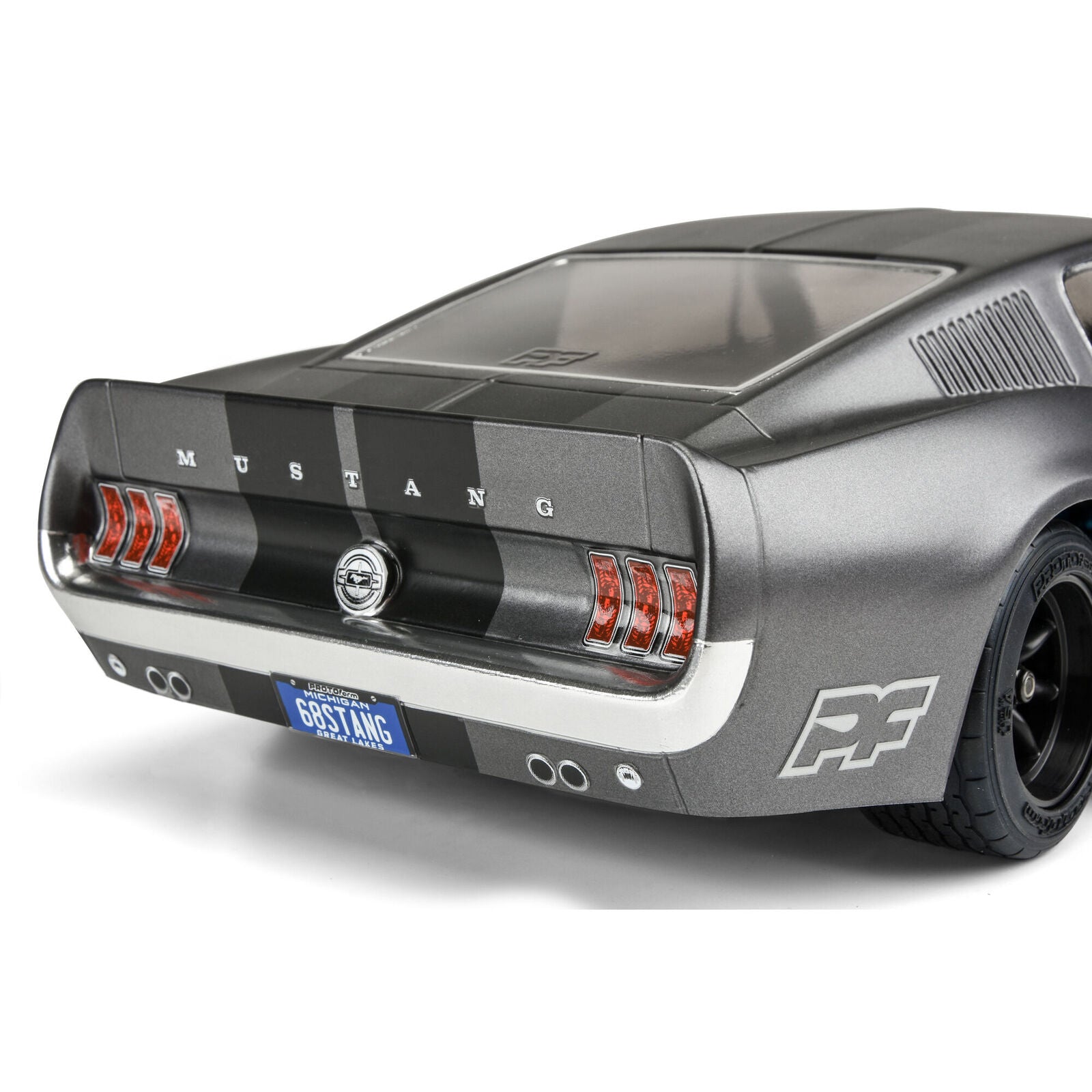 1/10 1968 Ford Mustang Clear Body: Vintage Trans-Am