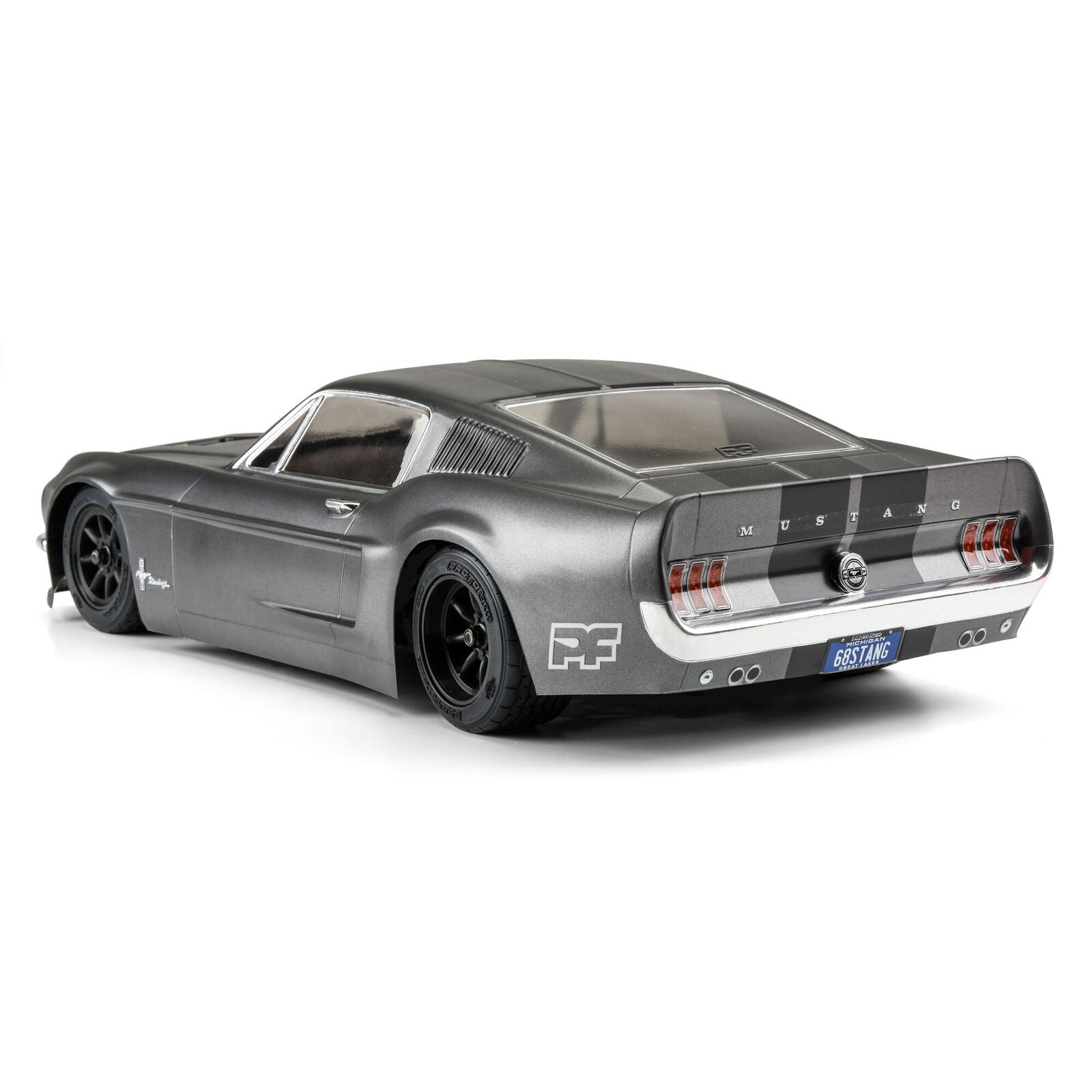 1/10 1968 Ford Mustang Clear Body: Vintage Trans-Am