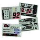 1/7 2022 NASCAR Cup Series Ford Mustang Clear Body: Infraction 6S