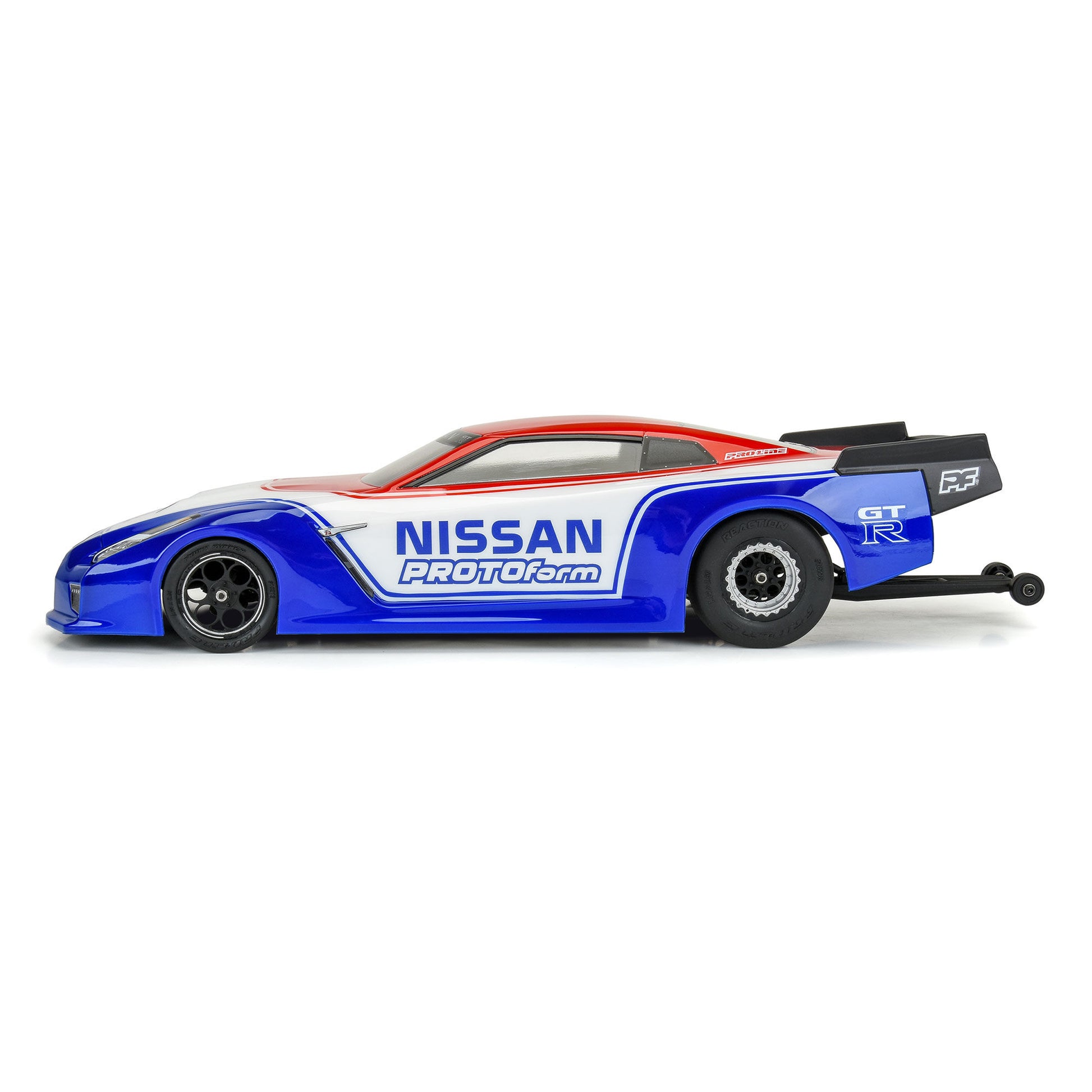 1/16 Nissan GT-R R35 Pro Mod Clear Body: Losi Mini Drag