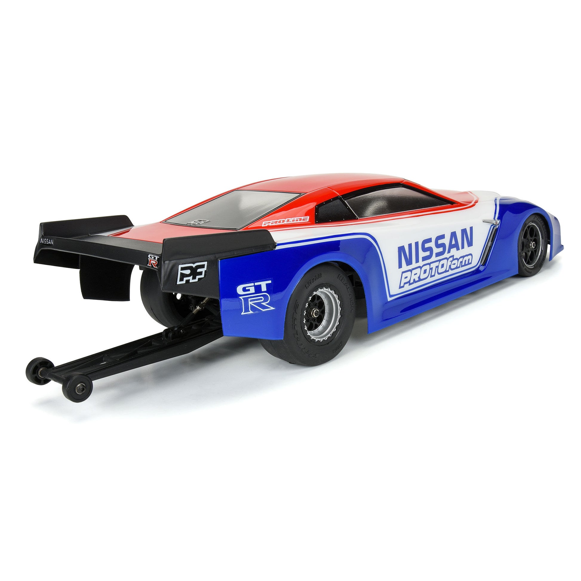 1/16 Nissan GT-R R35 Pro Mod Clear Body: Losi Mini Drag