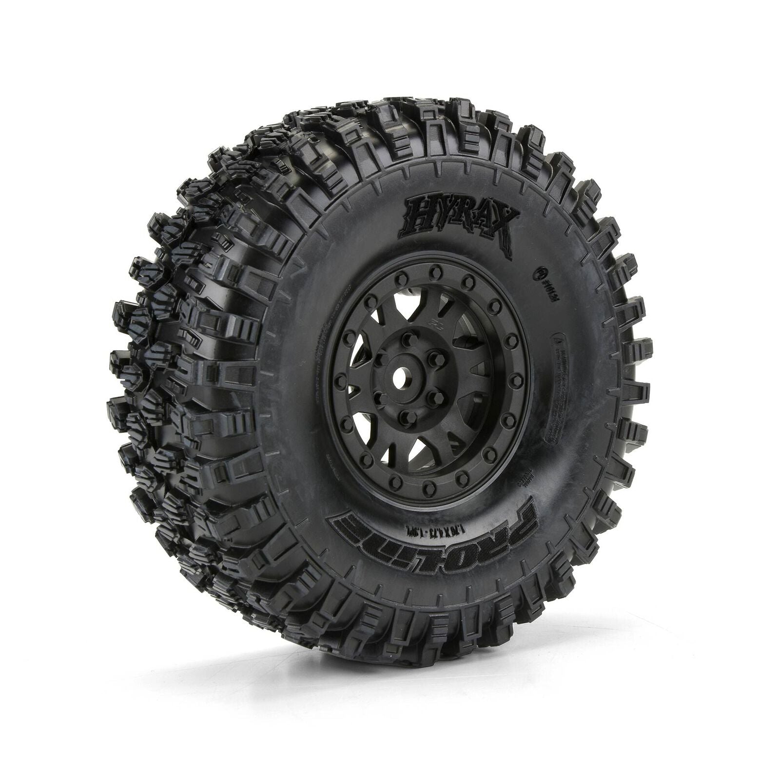 1/10 Hyrax G8 F/R 1.9" Crawler Tires Mounted 12mm Black Impulse (2)