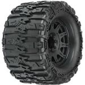 1/8 Trencher HP Belted  3.8" MT Tires Mounted 17mm Black Raid