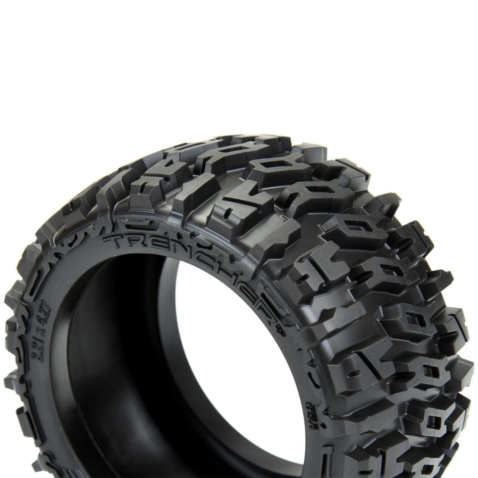 1/10 Trencher LP  2.8" MT Tires Mounted 12mm Black Raid