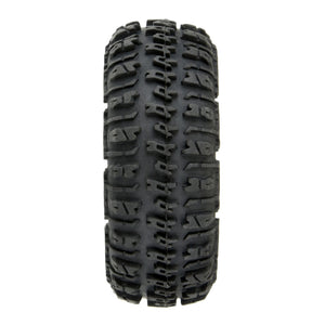 1/24 Trencher  1.0" Tires Mounted 7mm Black Impulse (4): SCX24