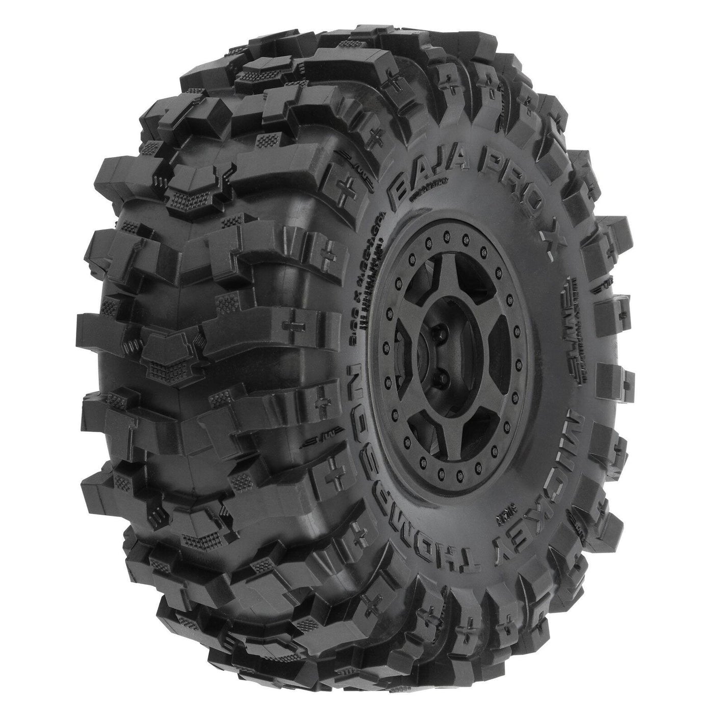 1/10 Mickey Thompson Baja Pro X G8  1.9" MTD 12mm Black Holcomb