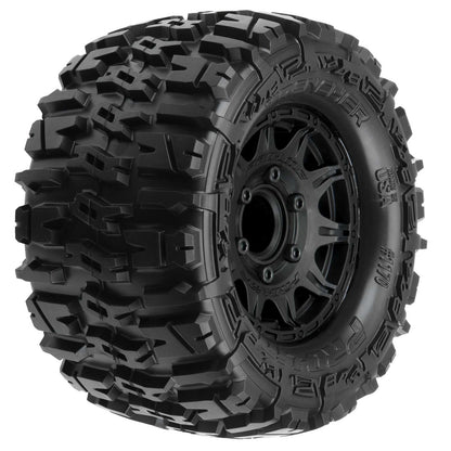 1/10 Trencher  2.8" MT Tires Mounted 12mm Black Raid