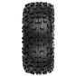 1/10 Badlands Front/Rear 2.8" MT Tires Mounted 12mm Blk Raid (2)