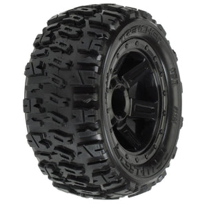 1/16 Trencher M2  2.2" Tires Mounted 12mm Black Desperado