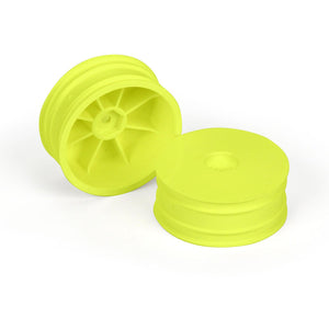 1/10 Velocity 2WD Front 2.2" 12mm Buggy Wheels  Yellow