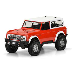 1973 Ford Bronco Clear Body: 1/10 Rock Crawler