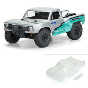 1/10 Pre-Cut 1967 Ford F-100 Race Truck Clear Body: Short Course