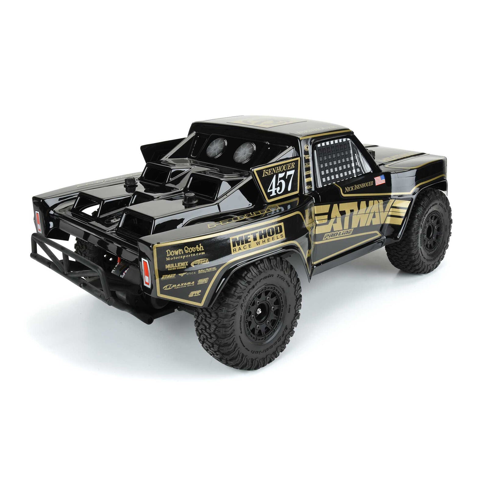 1/10 Pre-Cut 1967 Ford F-100 Heat Wave Black Body: Short Course