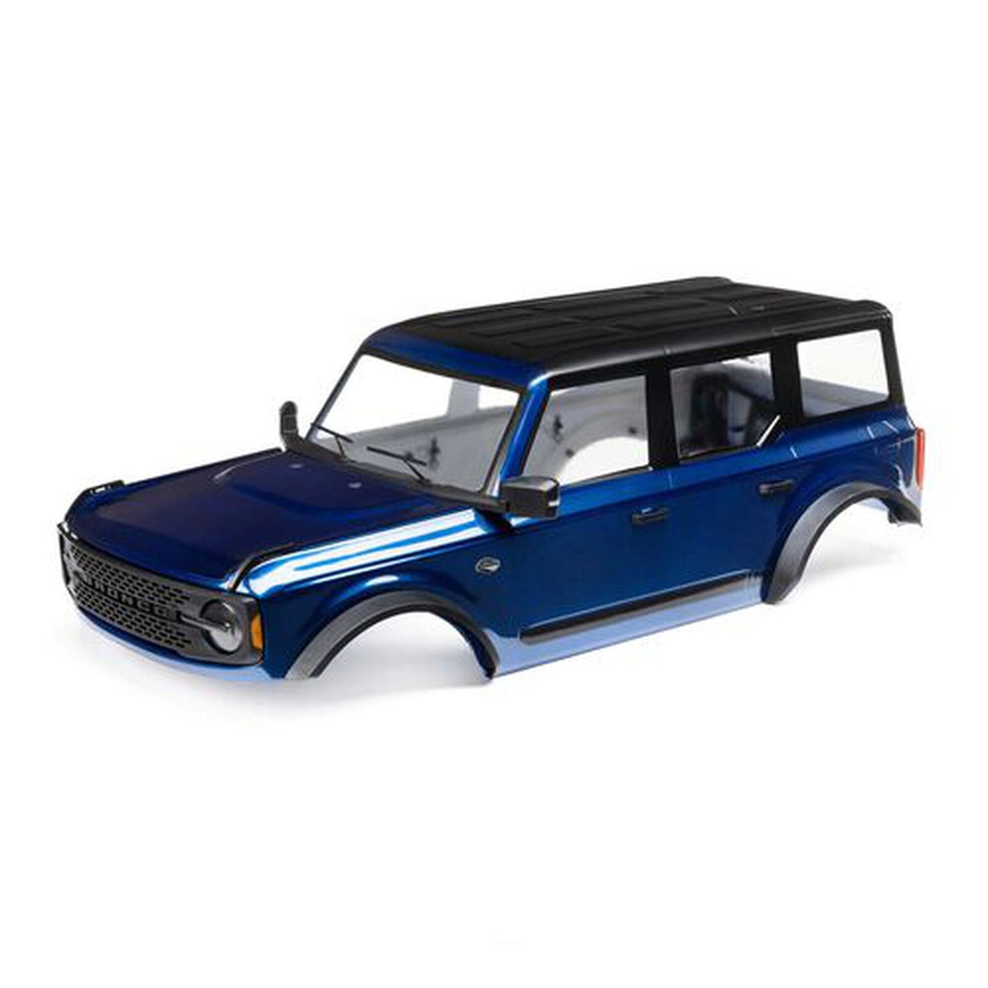 1/10 2021 Ford Bronco Body Set 12.3" (313mm) Wheelbase: Blue with Bumpers