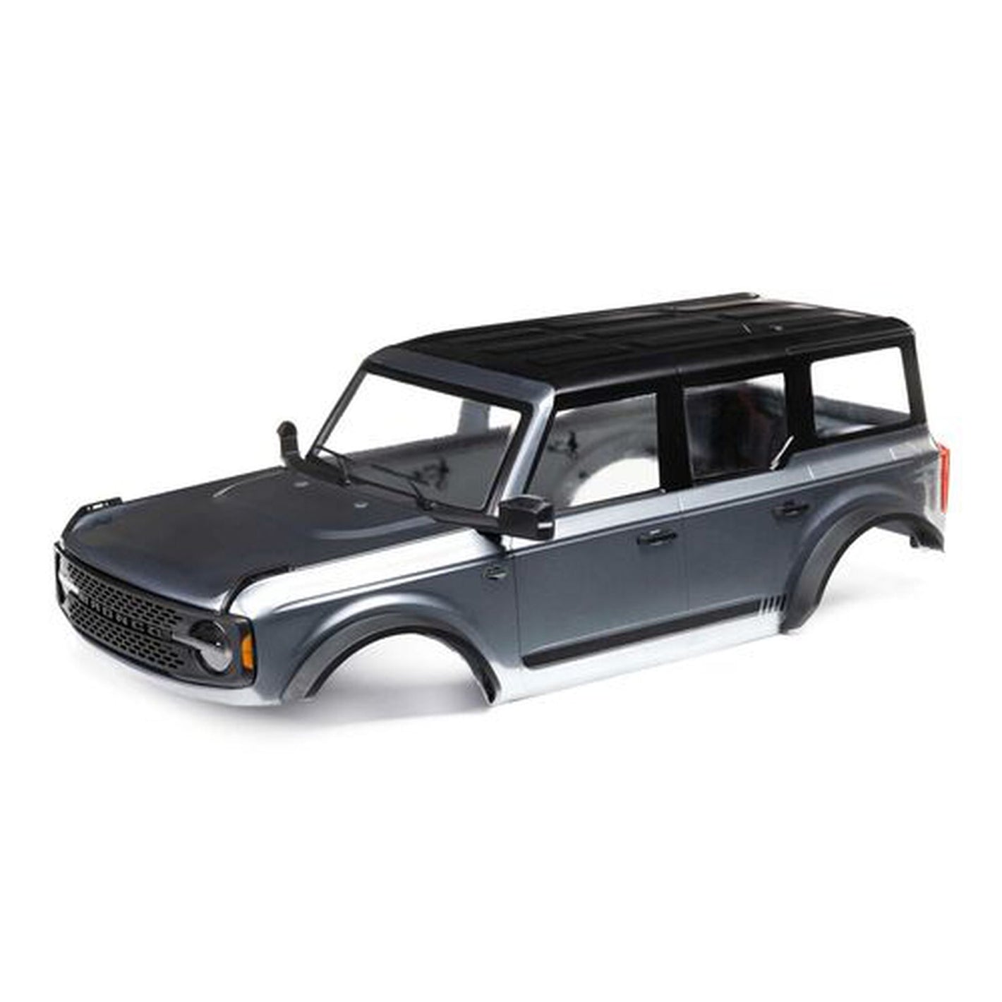 1/10 2021 Ford Bronco Body Set 12.3" (313mm) Wheelbase: Gunmetal with Bumpers