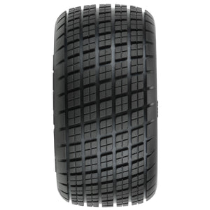 1/10 Hoosier Angle Block M3 Rear 2.2" Dirt Oval Tires (2)