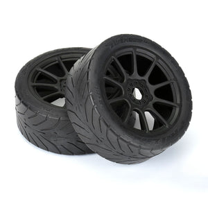 1/8 Avenger HP Belted S3  Buggy Tires Mounted 17mm Black