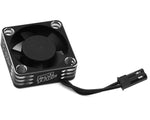 30x30x10mm Aluminum High Speed HV Cooling Fan (Silver/Black)