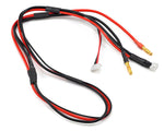 Receiver Balance Charge Lead (2S to 4mm Banana w/4S Adapter)