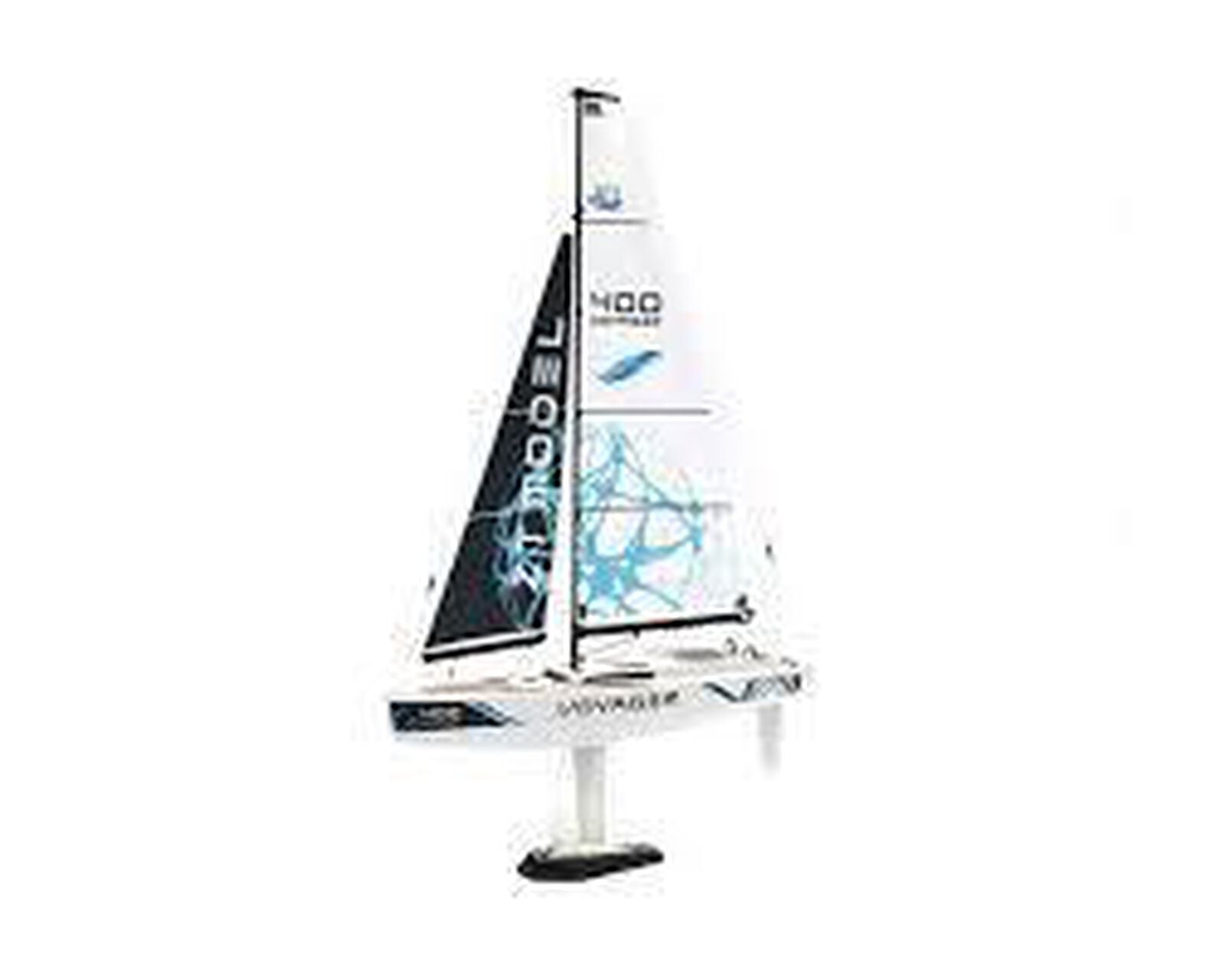 Voyager 400 Motor-PoweRed Sailboat (Blue) W/2.4GHz Transmitter