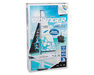 Voyager 400 Motor-PoweRed Sailboat (Blue) W/2.4GHz Transmitter