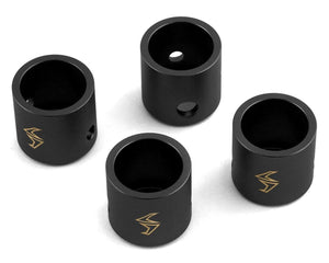 SCX-6 Brass Drivershaft Cups (Black) (4)