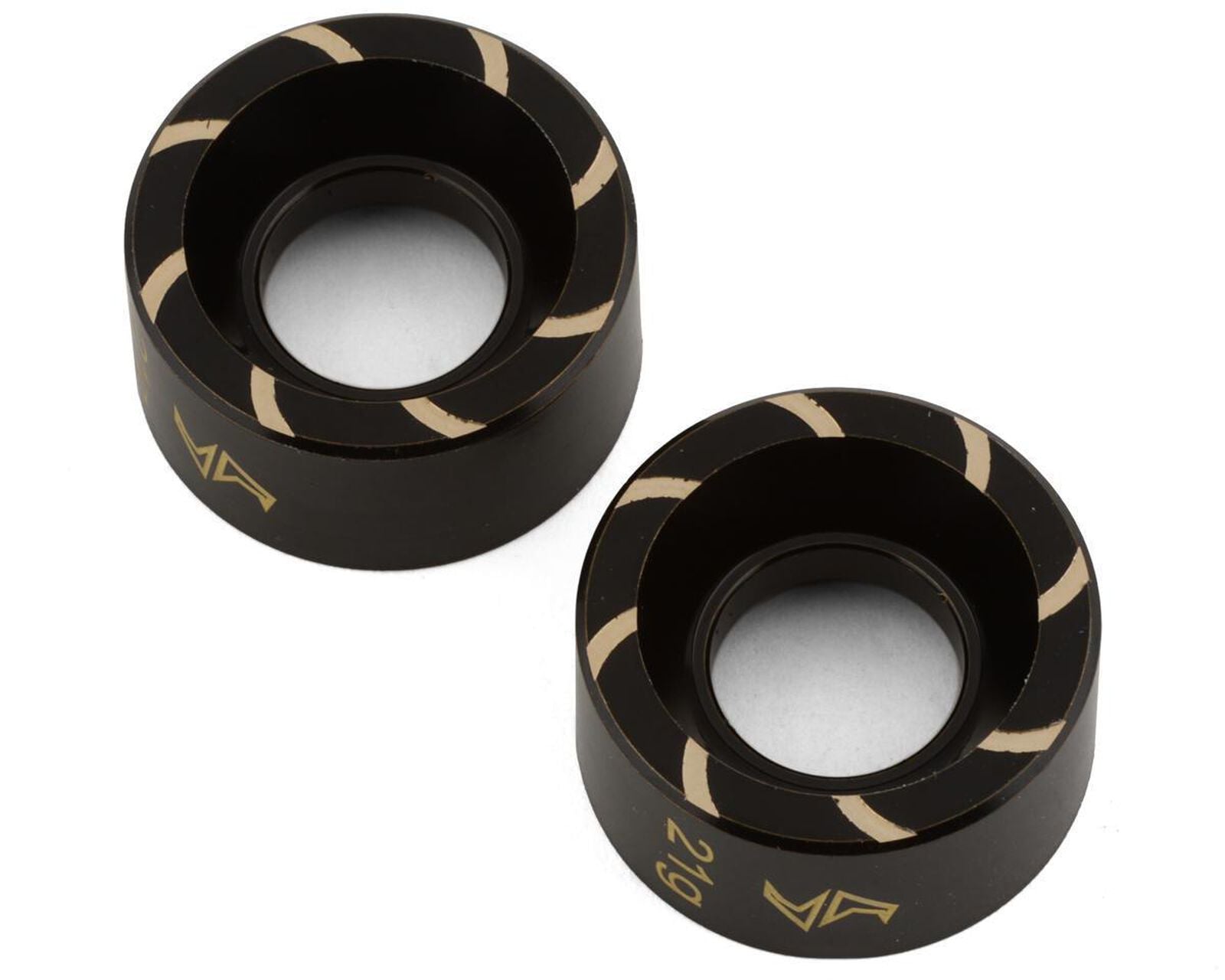 TRX-4M Defender Brass Wheel Weights (Black) (2) (21g)