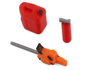 TRX4M 1/18 Bundle w/Chainsaw, 5-Gallon Jug & Fire Extinguisher (Miniature Scale Accessory)