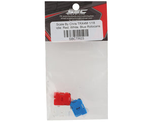 TRX4M 1/18 Bundle w/Red, White & Blue Rotocans (Miniature Scale Accessory)