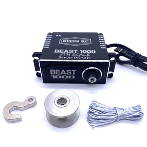 Beast 1000 1/5 Servo Winch W/Winch Spool Kit