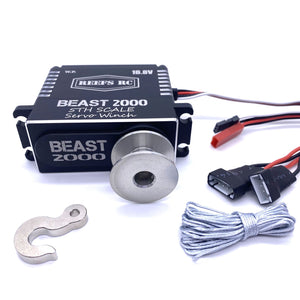 Beast 2000 1/5 Servo Winch W/Winch Spool Kit