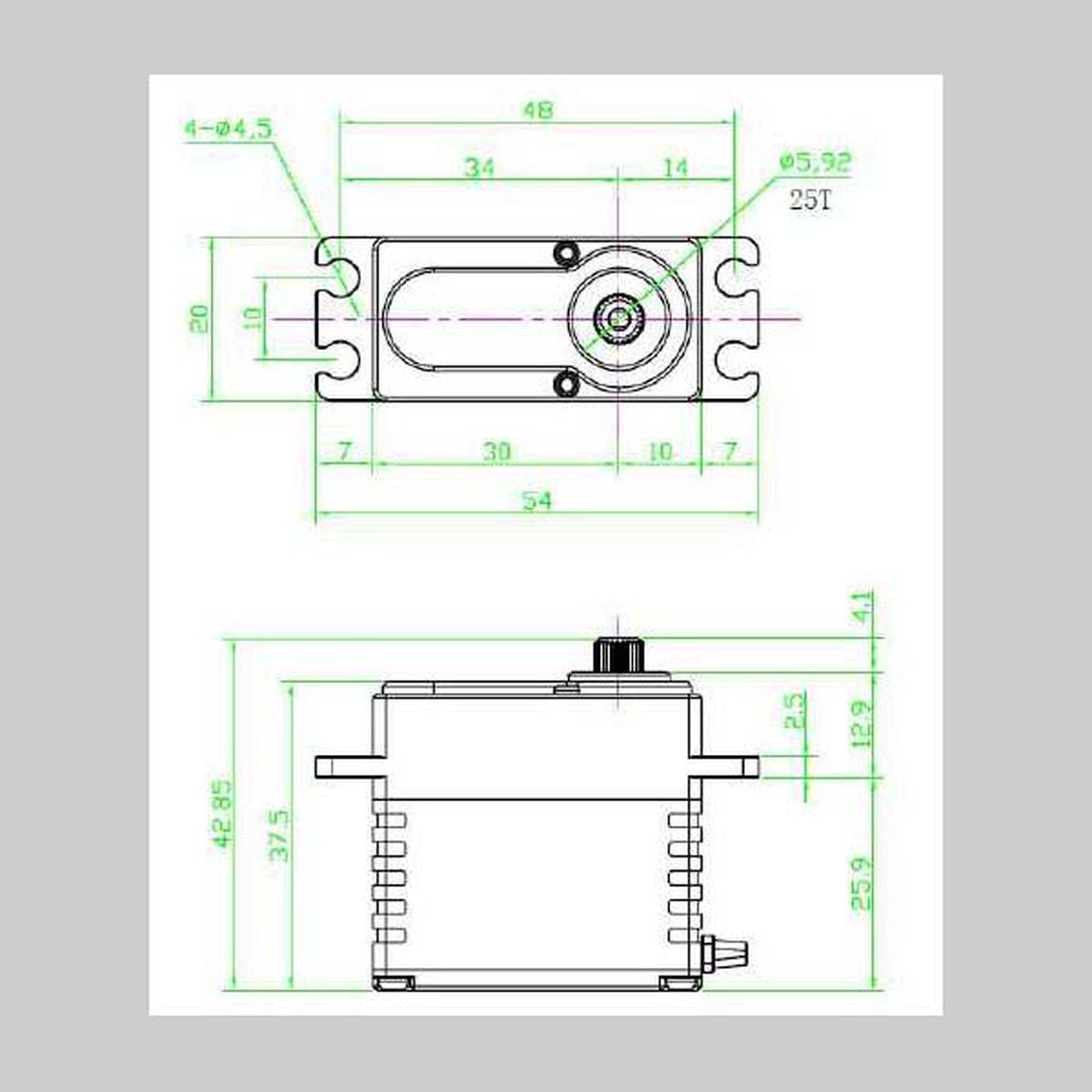 400:SC V2 High Speed Steel Gear Digital Servo (High Voltage)