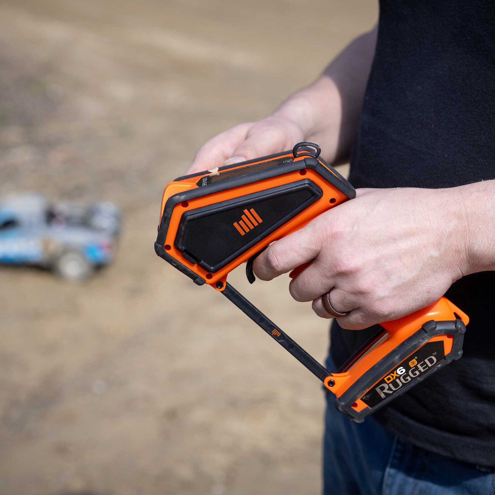 DX6 Rugged 6-Channel DSMR Transmitter Only, Orange