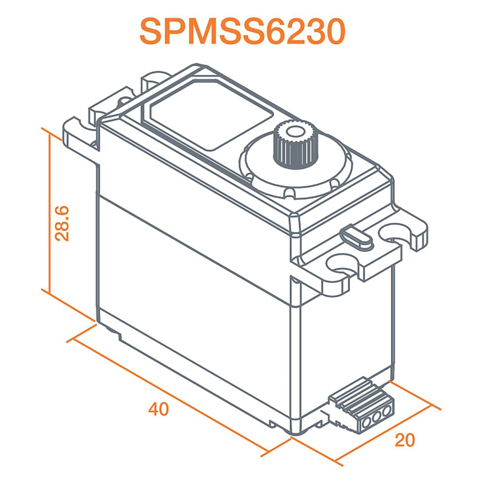 S6230 Ultra Torq Mid Speed Digital WP Metal Servo