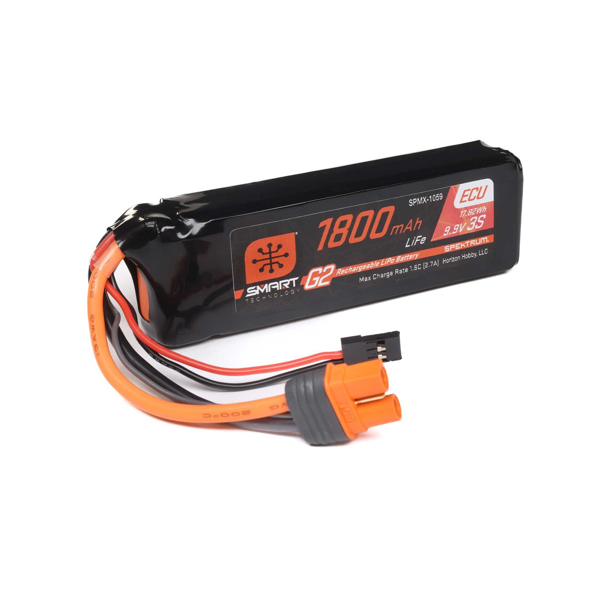 11.1V 1800mAh 3S 10C Smart G2 ECU LiFe Battery: IC3