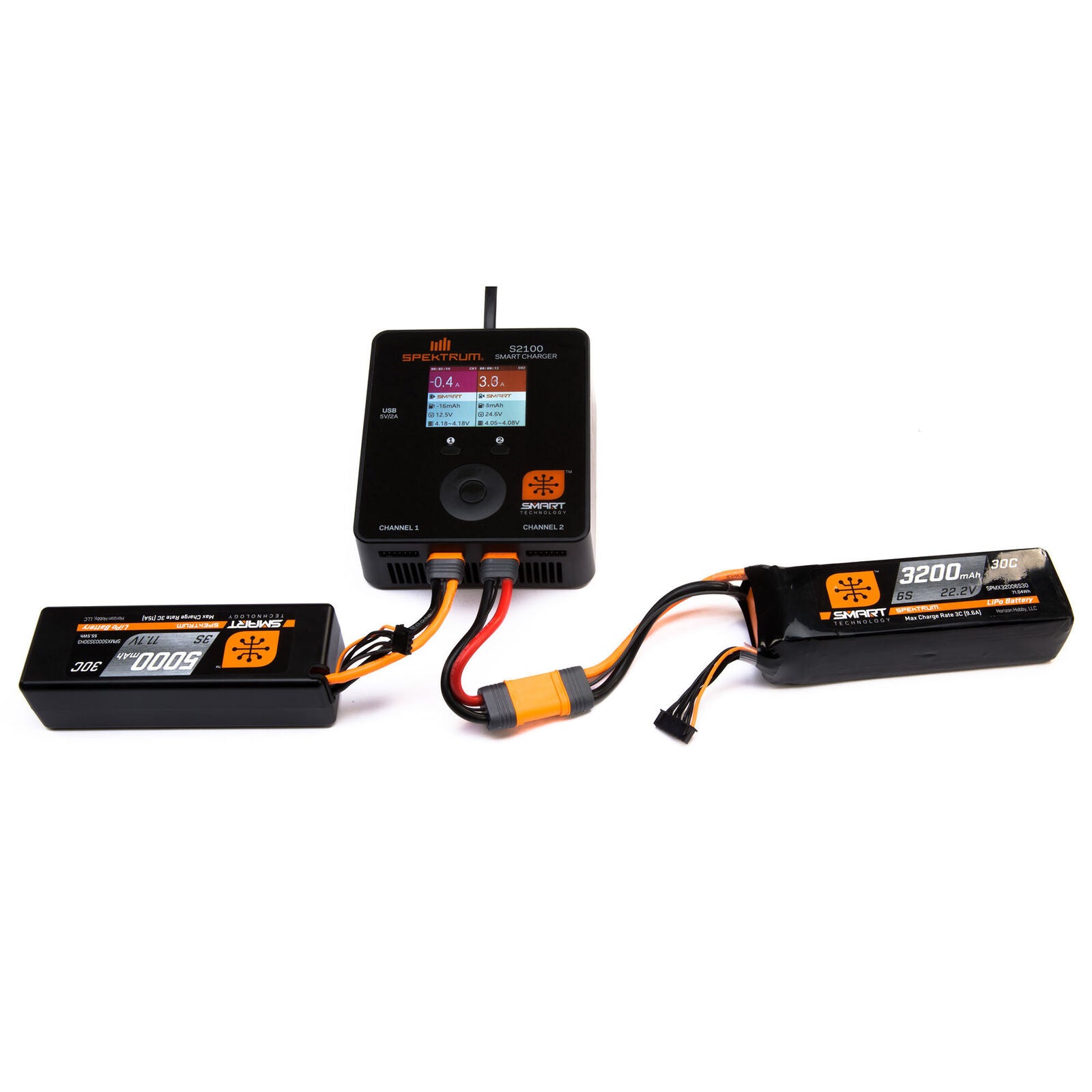 11.1V 2200mAh 3S 30C Smart LiPo Battery: IC3