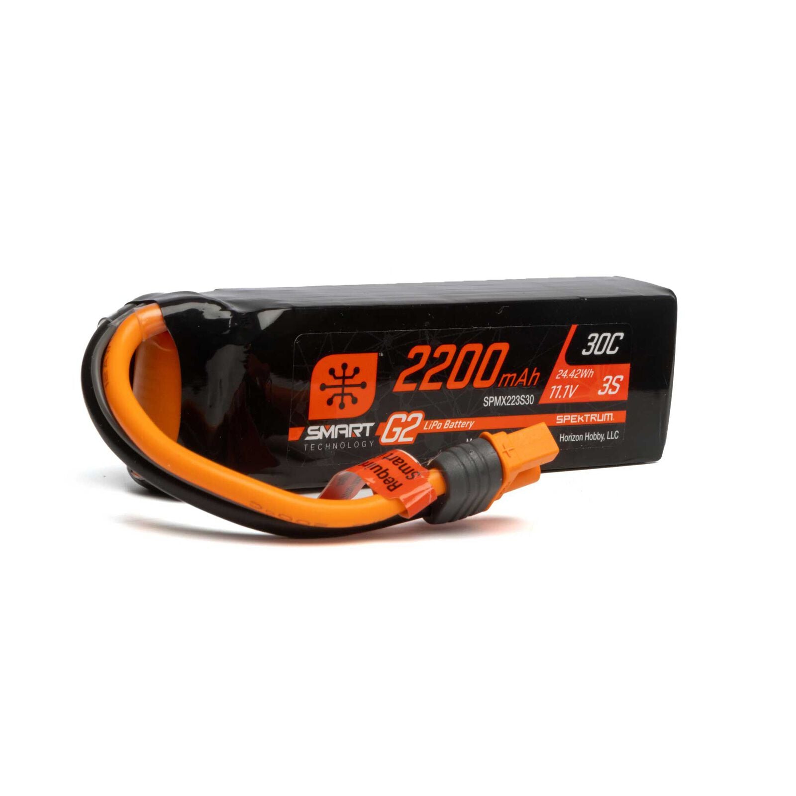 11.1V 2200mAh 3S 30C Smart G2 LiPo Battery: IC3