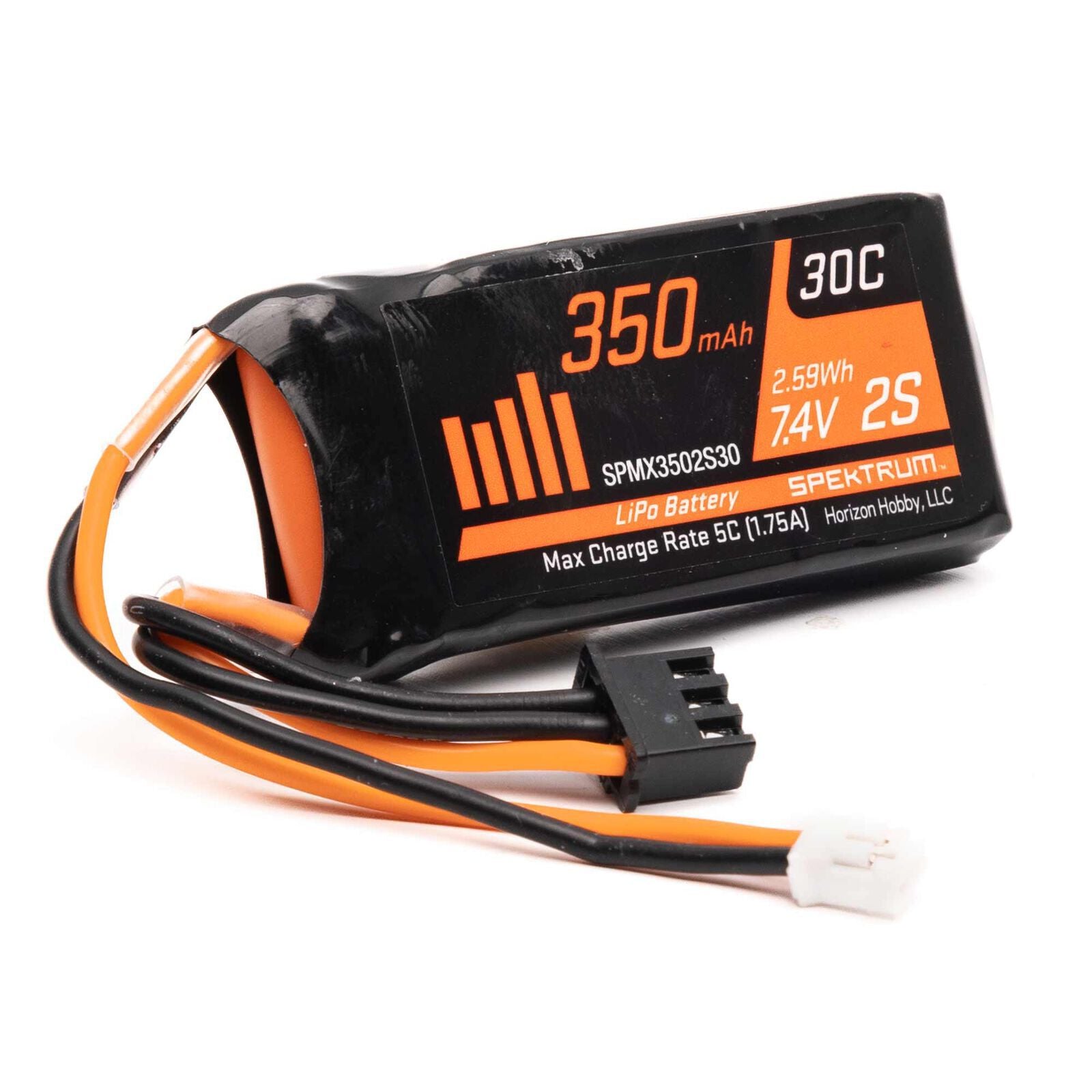 7.4v 350mAh 2S LiPo: PH2.0