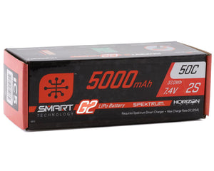 5000mAh 3S 11.1V Smart G2 LiPo 50C Hard Case; IC3