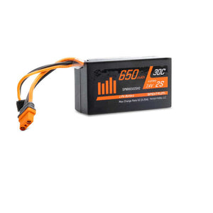 7.4V 650mAh 2S 30C LiPo Battery: IC2