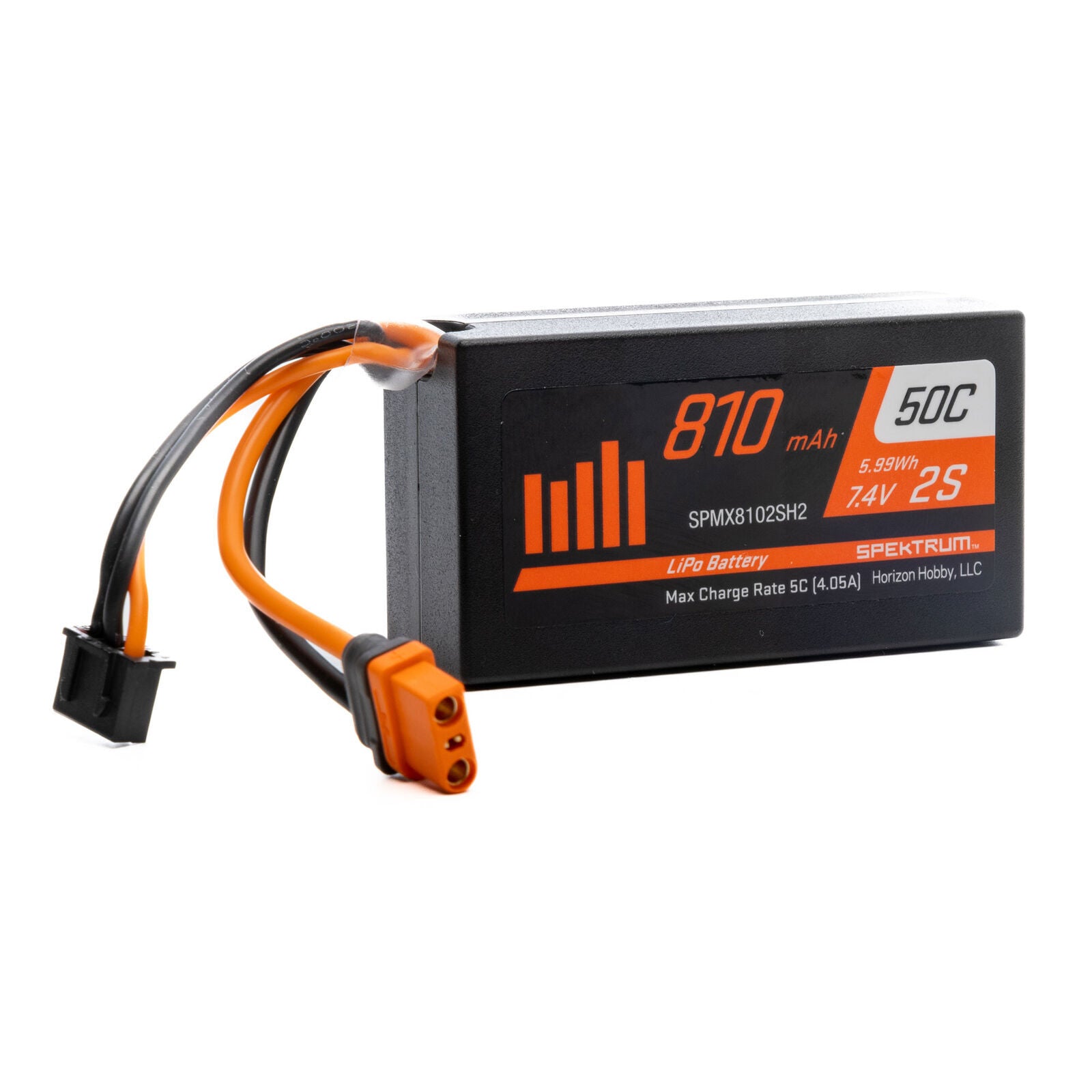 2S 7.4V 810mAh 50C LiPo Battery: IC2